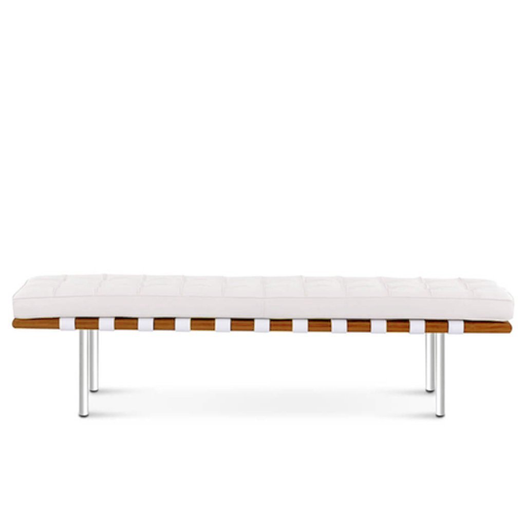 Ludwig Mies van der Rohe Barcelona Reproduction Bench