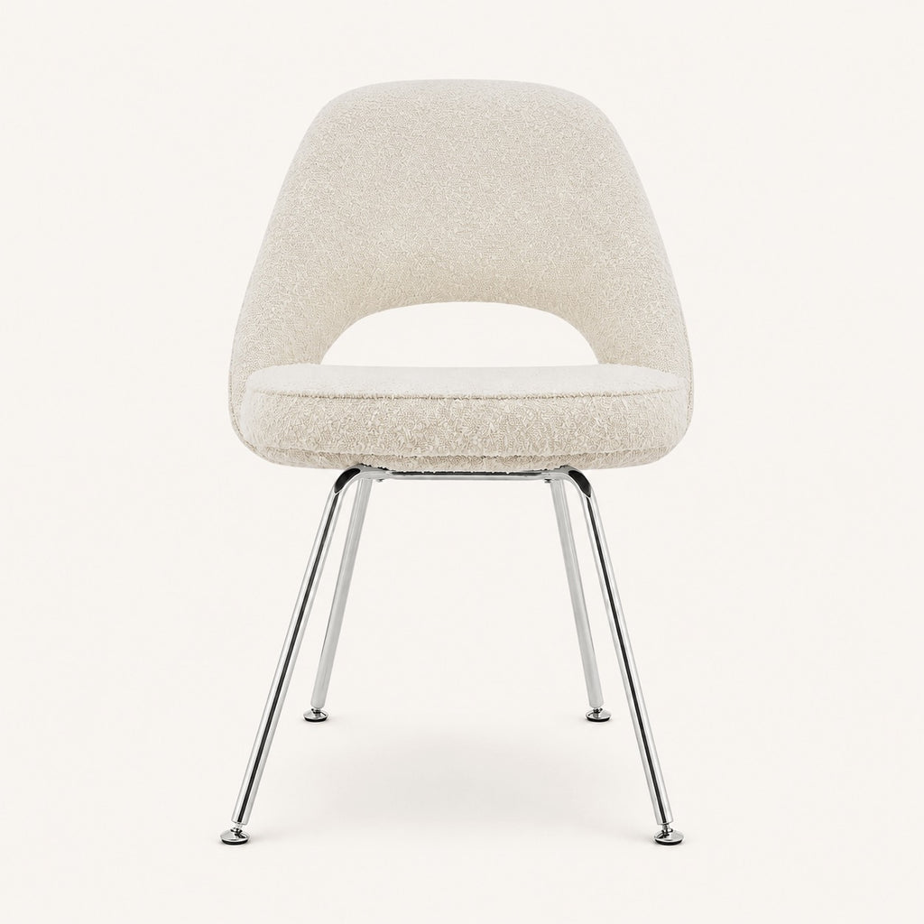 Eero Saarinen Conference Reproduction Side Chair with Metal Legs