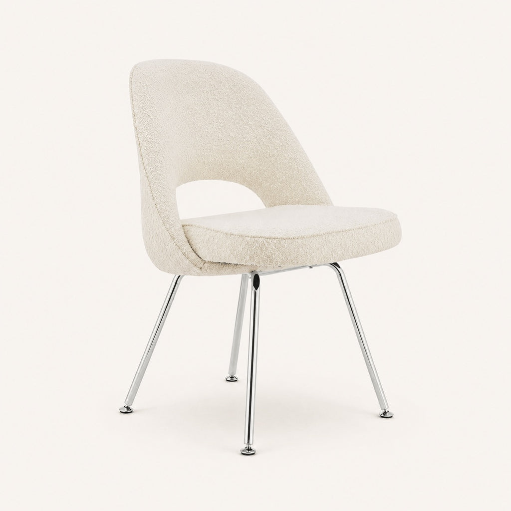 Eero Saarinen Conference Reproduction Side Chair with Metal Legs