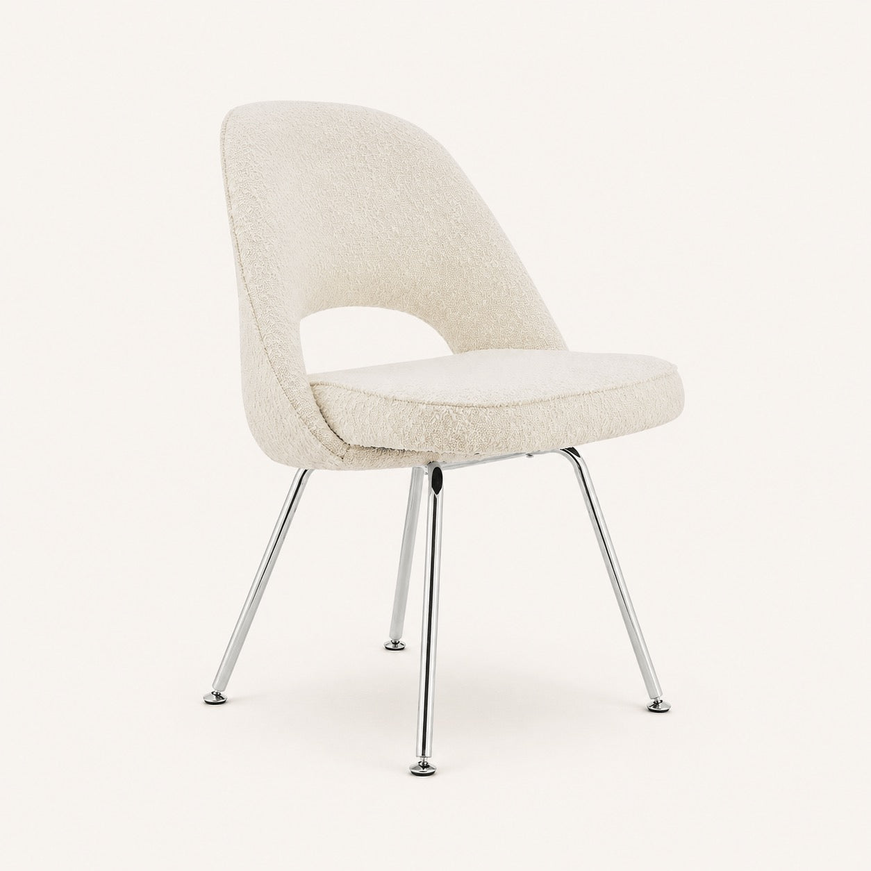 Eero Saarinen Conference Reproduction Side Chair with Metal Legs