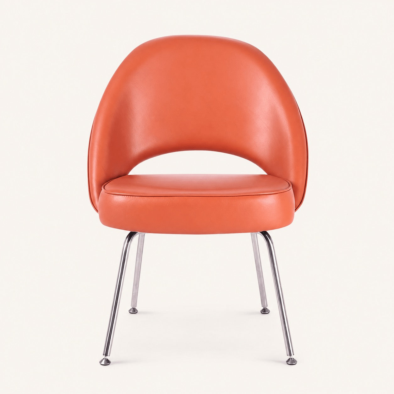 Eero Saarinen Conference Reproduction Side Chair with Metal Legs
