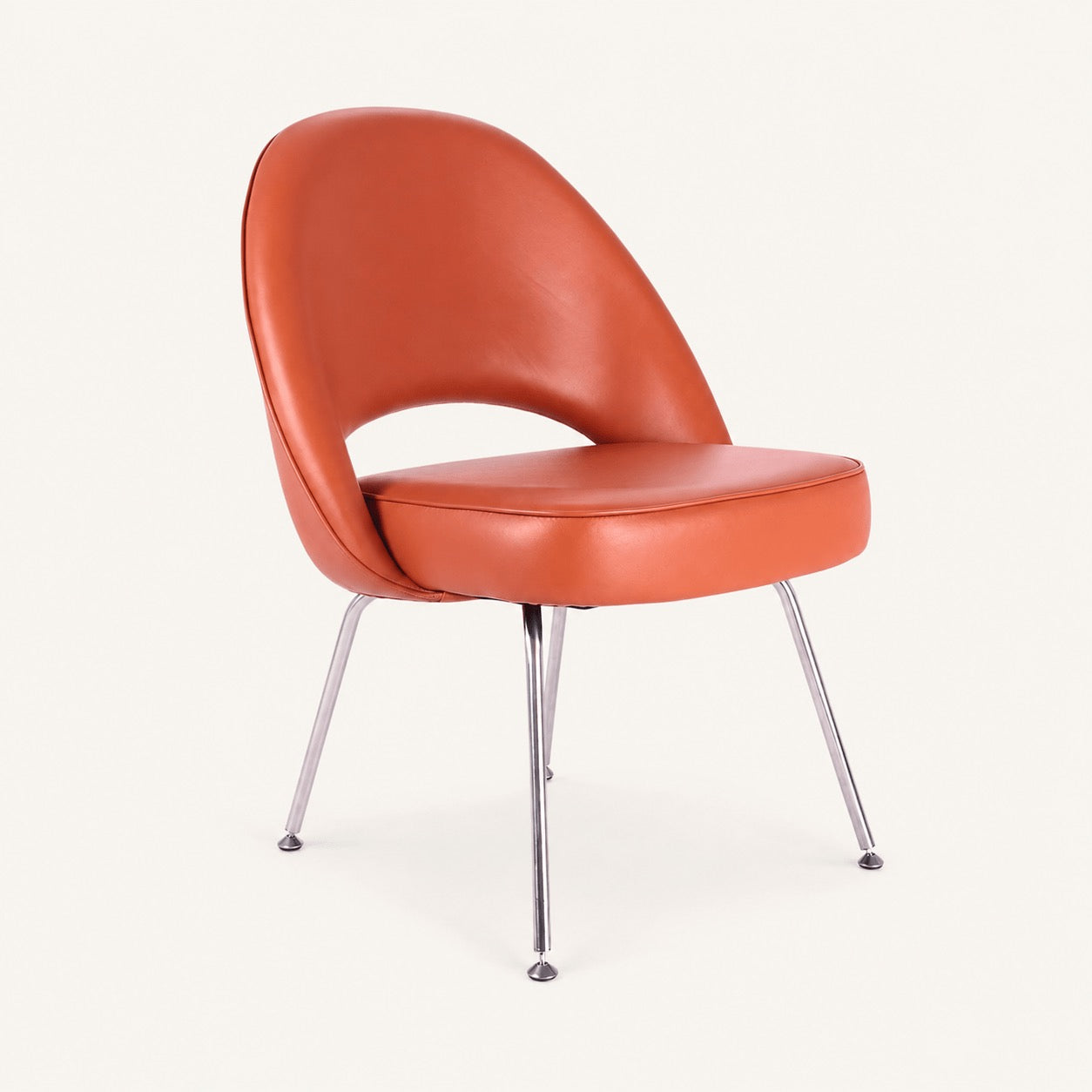 Eero Saarinen Conference Reproduction Side Chair with Metal Legs