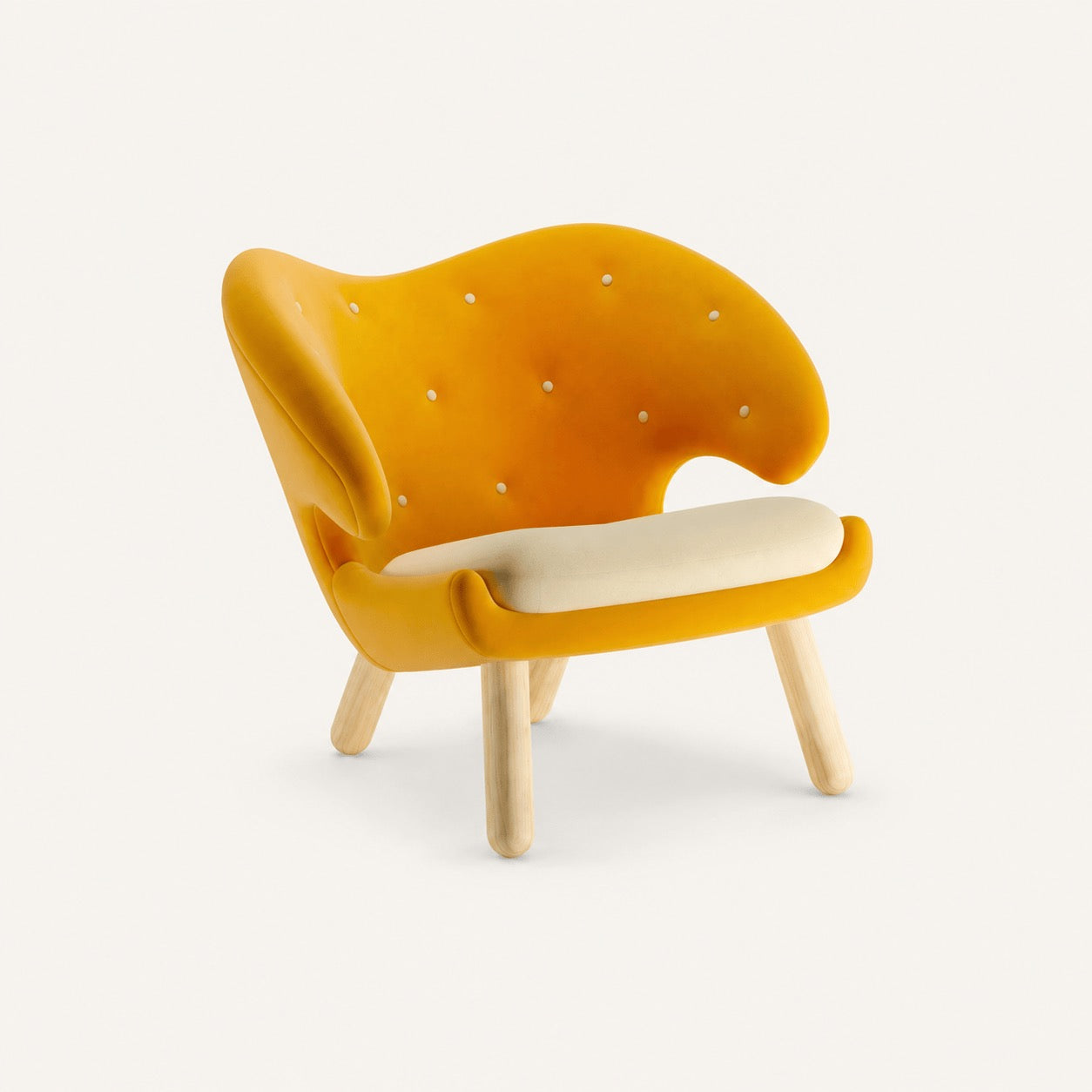 Finn Juhl Pelican Reproduction Lounge Chair