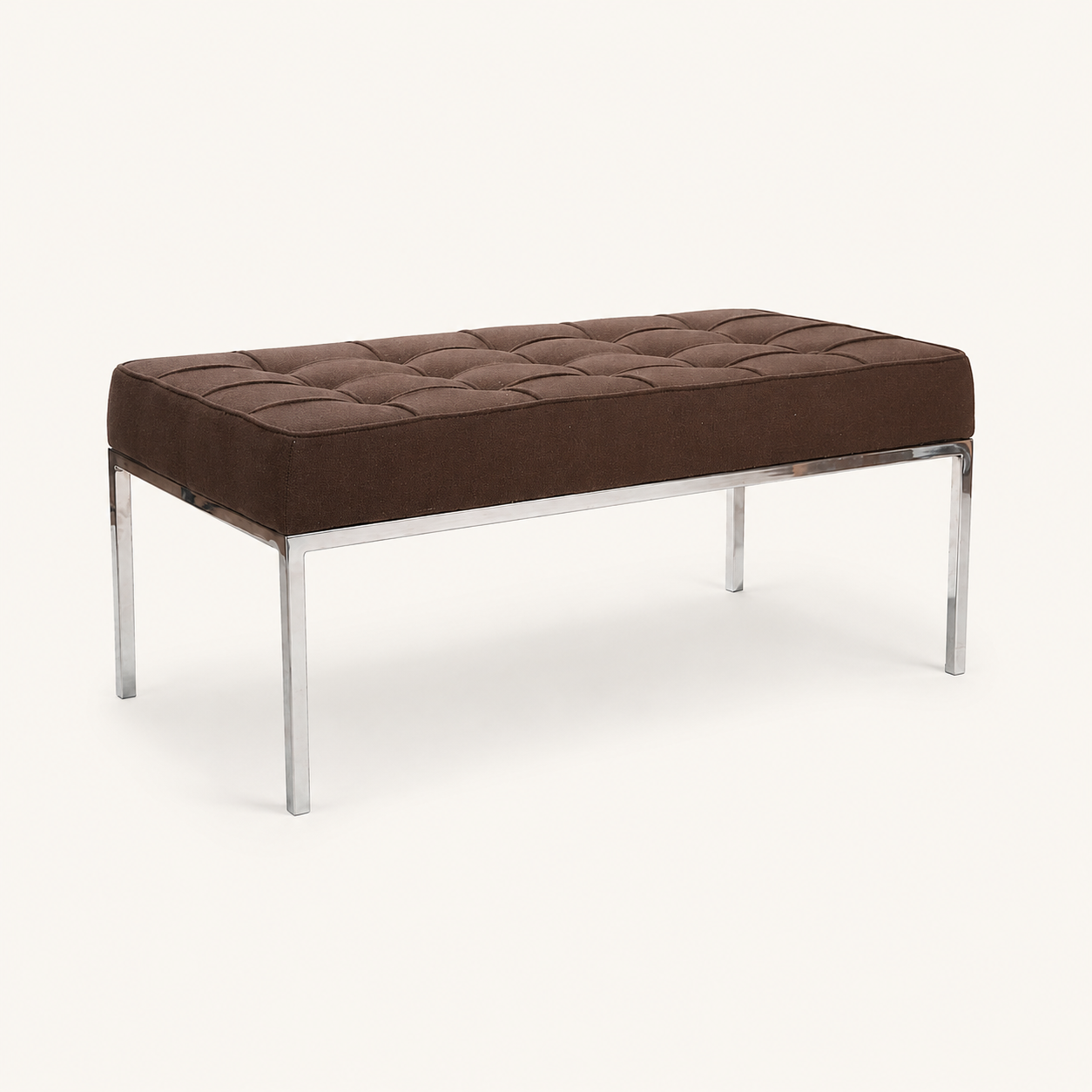 Florence Knoll Reproduction 2 Seater Bench