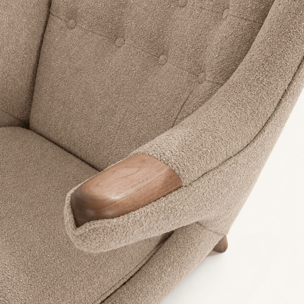 Hans J. Wegner Papa Bear Reproduction Lounge Chair