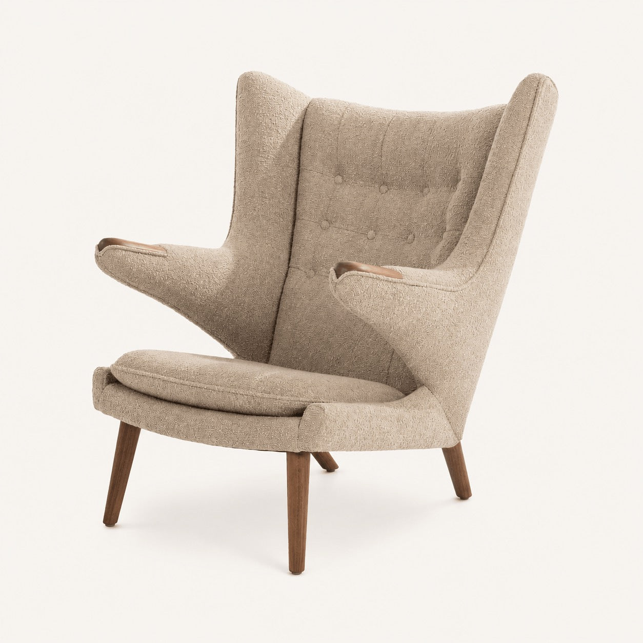 Hans J. Wegner Papa Bear Reproduction Lounge Chair