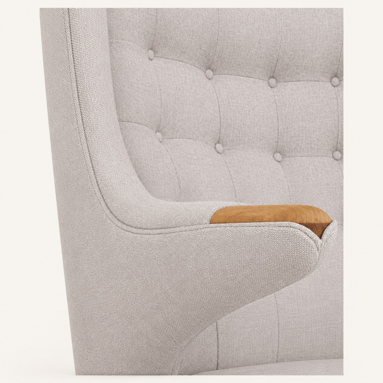 Hans J. Wegner Papa Bear Reproduction Lounge Chair