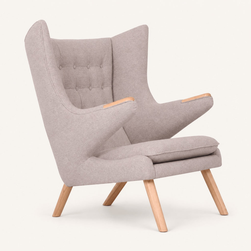 Hans J. Wegner Papa Bear Reproduction Lounge Chair