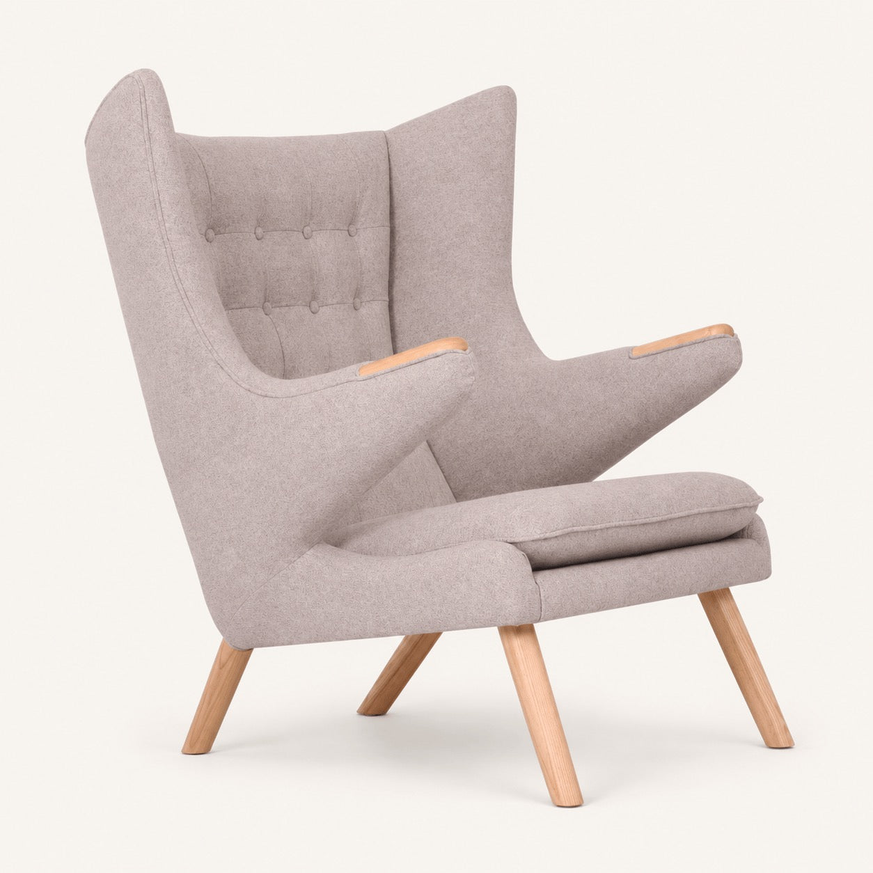 Hans J. Wegner Papa Bear Reproduction Lounge Chair