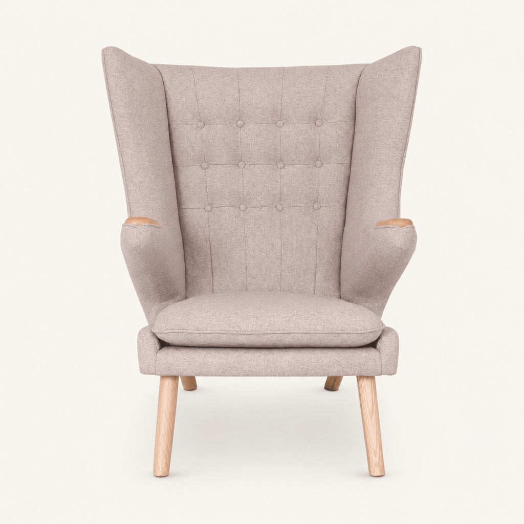 Hans J. Wegner Papa Bear Reproduction Lounge Chair