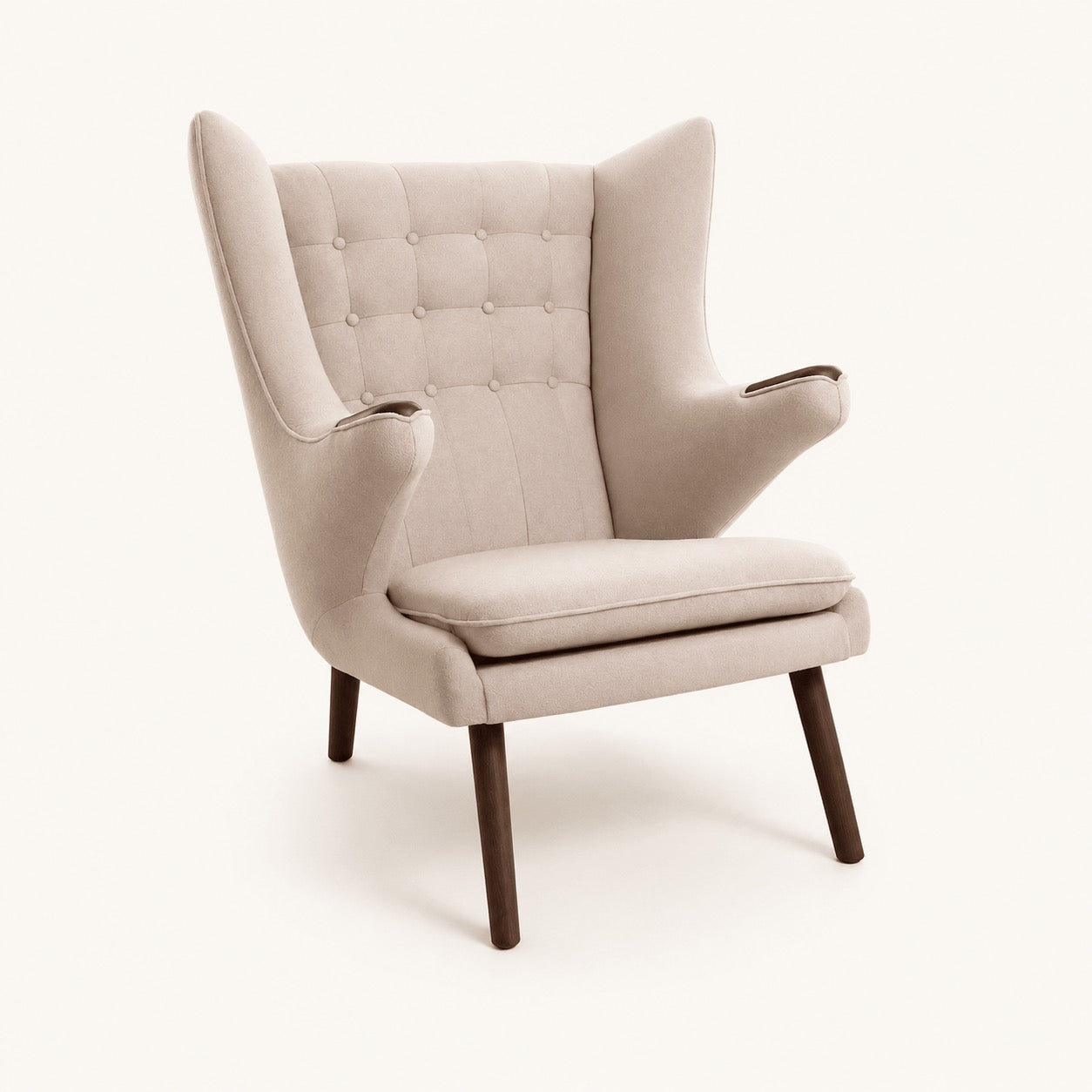 Hans J. Wegner Papa Bear Reproduction Lounge Chair