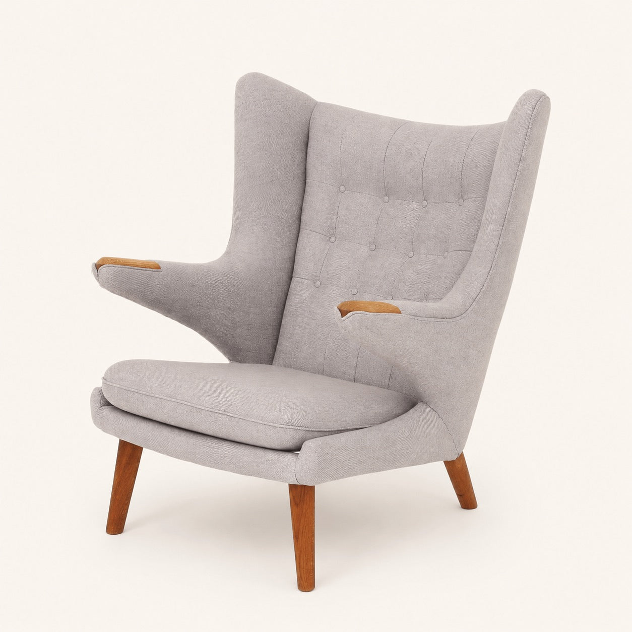 Hans J. Wegner Papa Bear Reproduction Lounge Chair