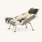 Hans Wegner PP225 Flag Halyard Reproduction Chair, Natural Cord