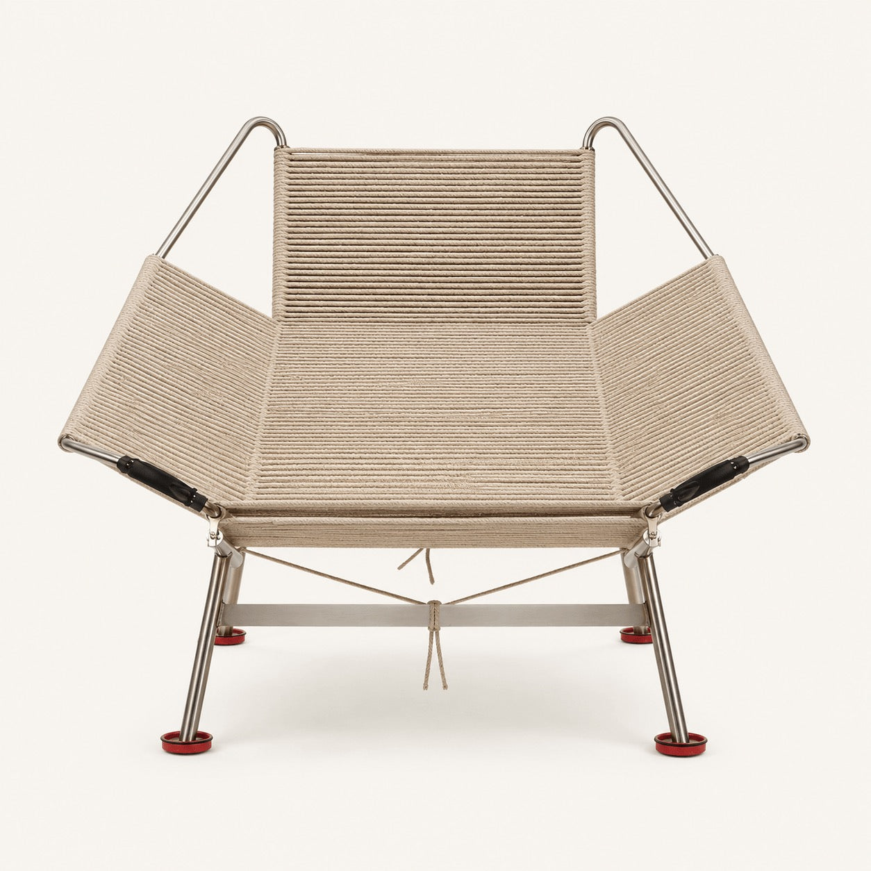 Hans Wegner PP225 Flag Halyard Reproduction Chair, Natural Cord