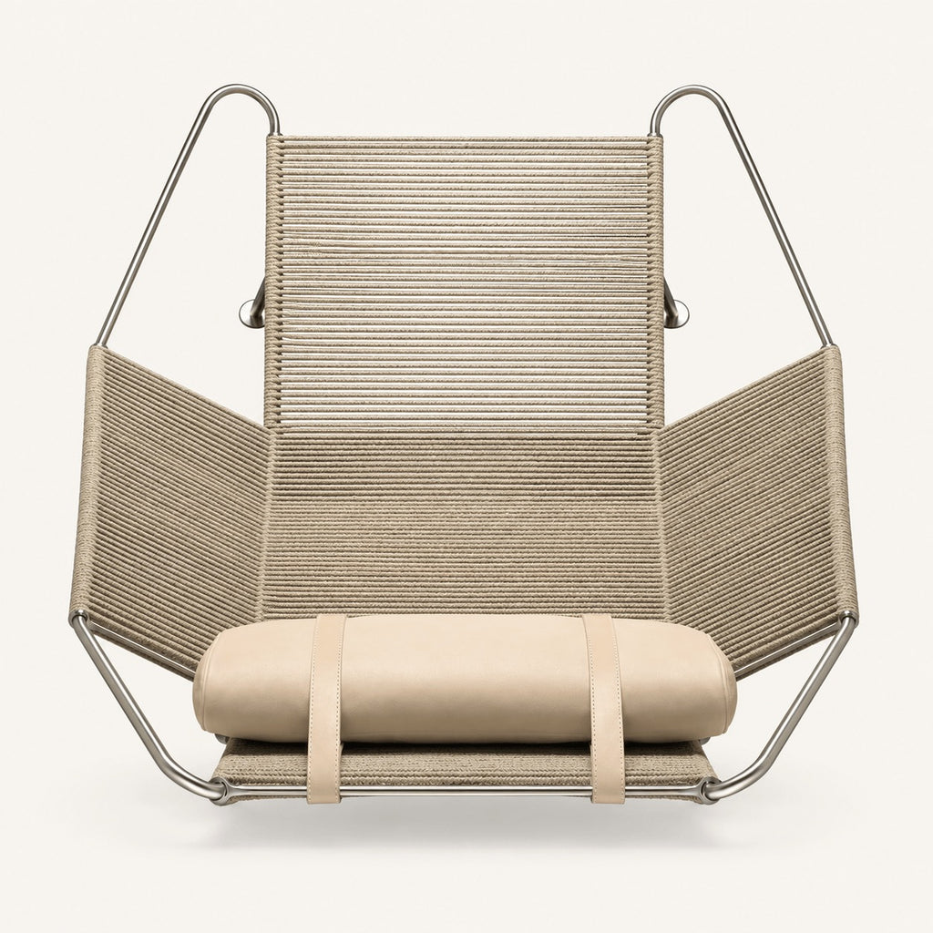 Hans Wegner PP225 Flag Halyard Reproduction Chair, Natural Cord