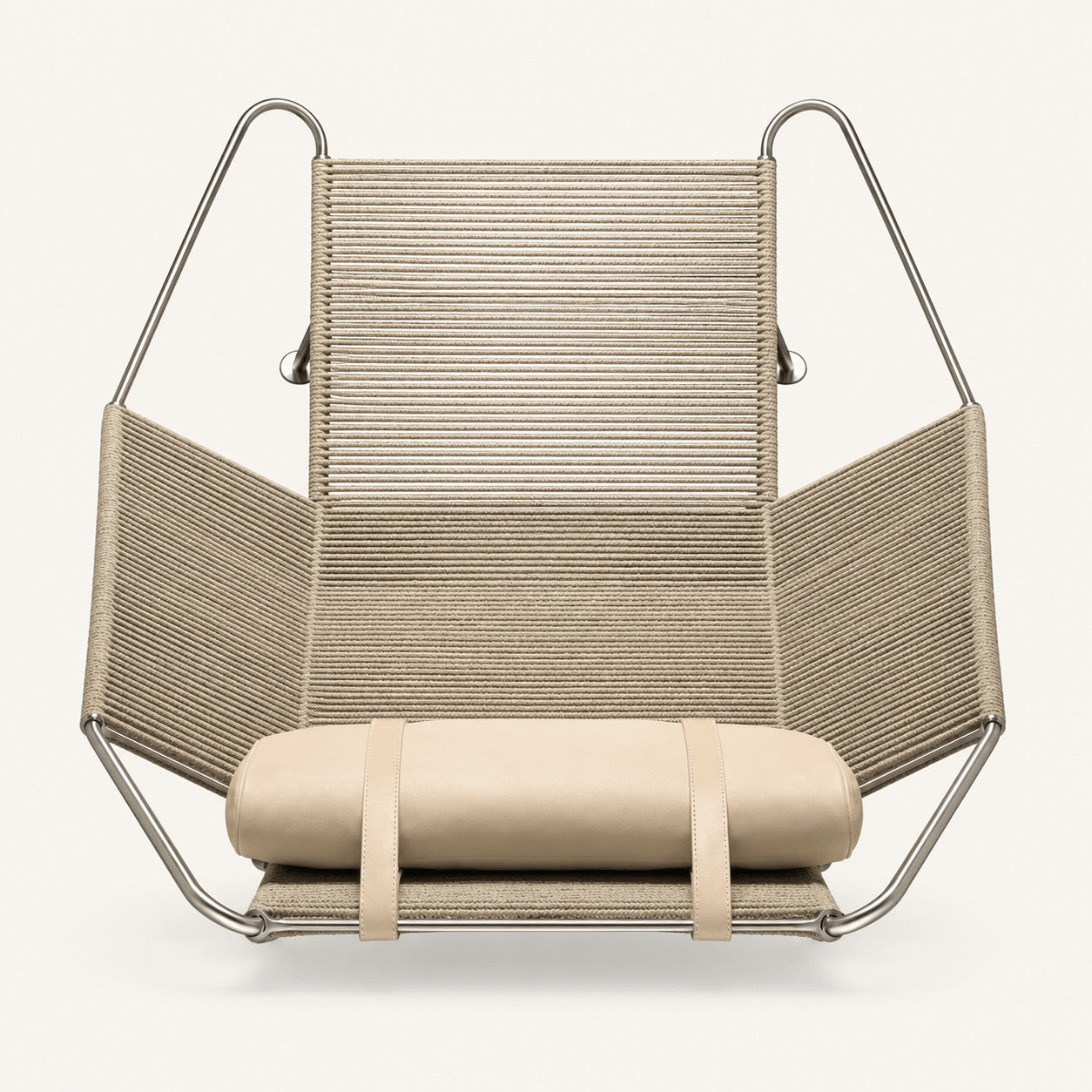 Hans Wegner PP225 Flag Halyard Reproduction Chair, Natural Cord