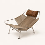 Hans Wegner PP225 Flag Halyard Reproduction Chair, Natural Cord