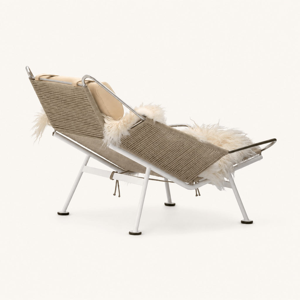Hans Wegner PP225 Flag Halyard Reproduction Chair, Natural Cord