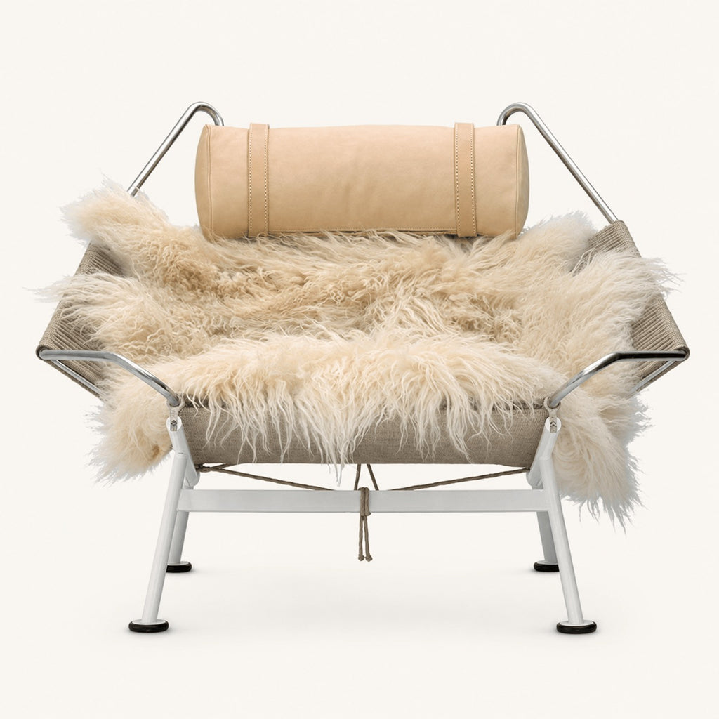 Hans Wegner PP225 Flag Halyard Reproduction Chair, Natural Cord