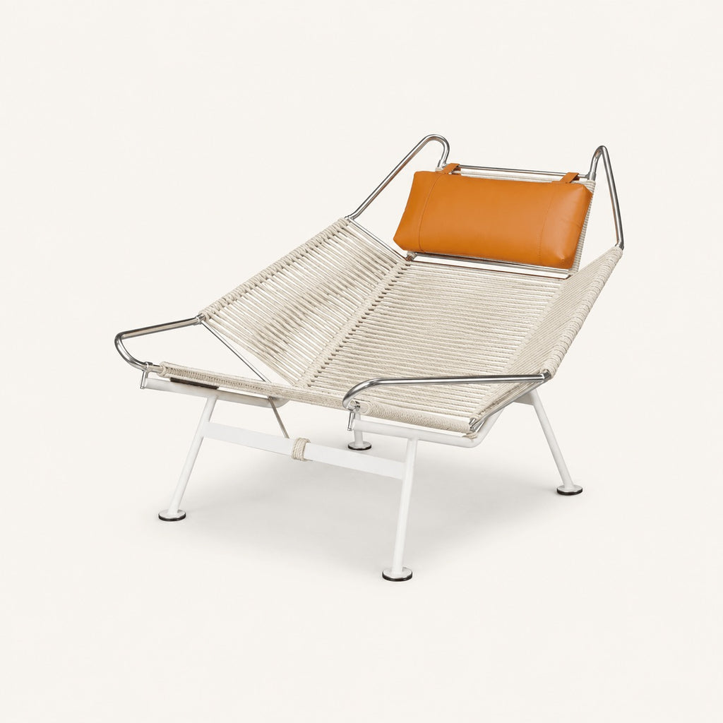 Hans Wegner PP225 Flag Halyard Reproduction Chair, Natural Cord