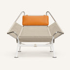 Hans Wegner PP225 Flag Halyard Reproduction Chair, Natural Cord