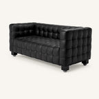 Josef Hoffmann Kubus Reproduction 2 Seater Sofa