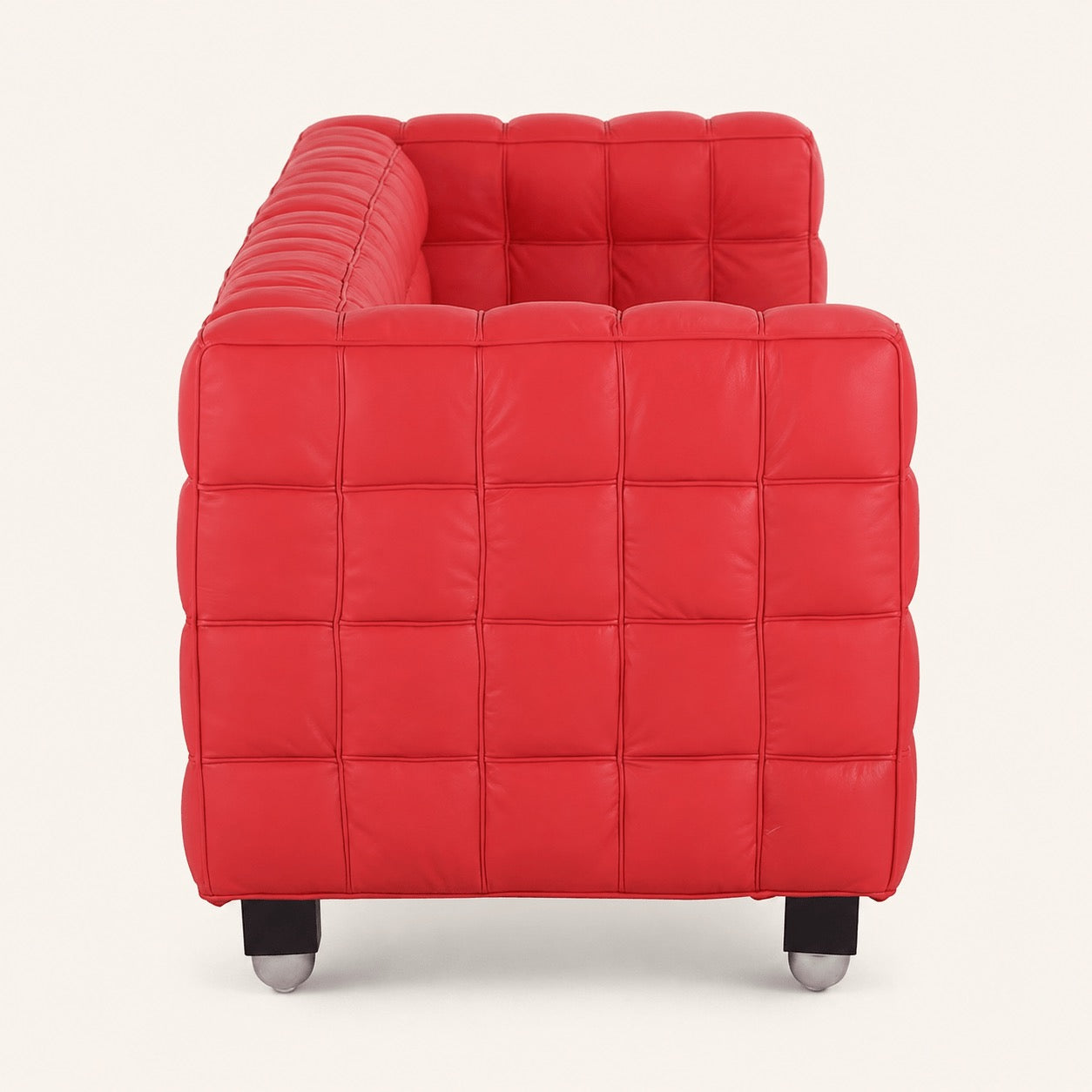 Josef Hoffmann Kubus Reproduction 3 Seater Sofa