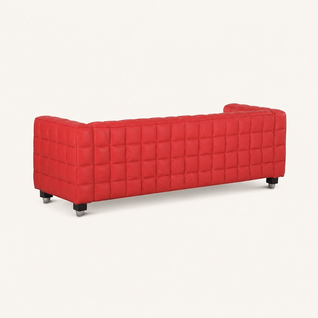 Josef Hoffmann Kubus Reproduction 3 Seater Sofa