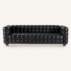 Josef Hoffmann Kubus Reproduction 3 Seater Sofa
