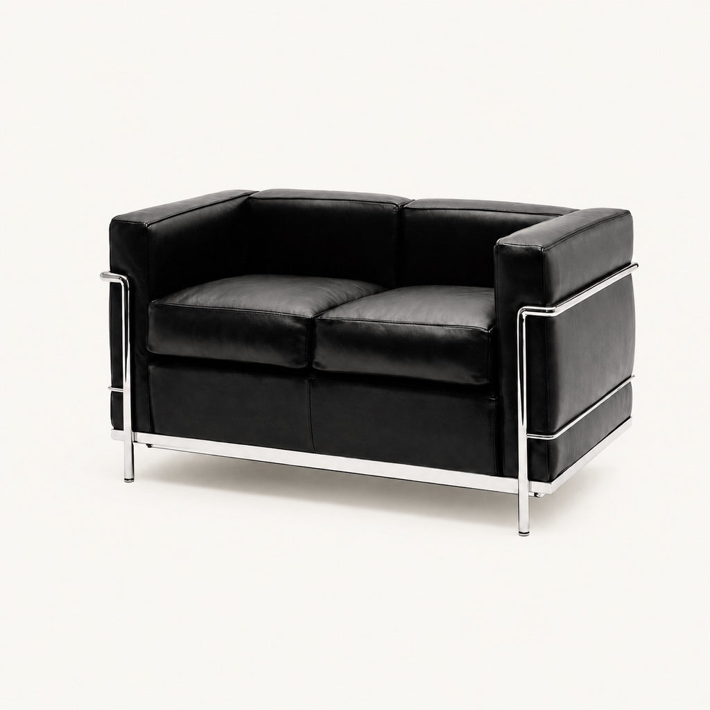 Le Corbusier LC2 Reproduction 2 Seater Sofa