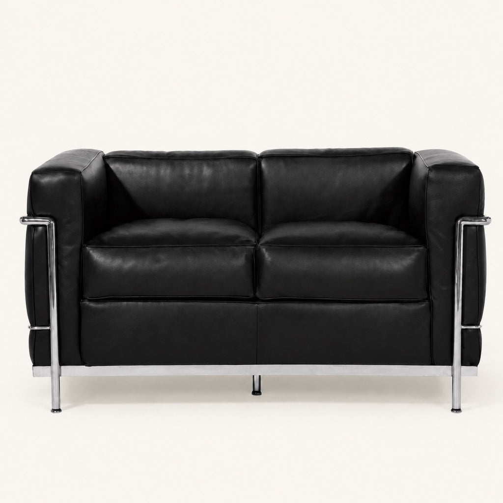 Le Corbusier LC2 Reproduction 2 Seater Sofa