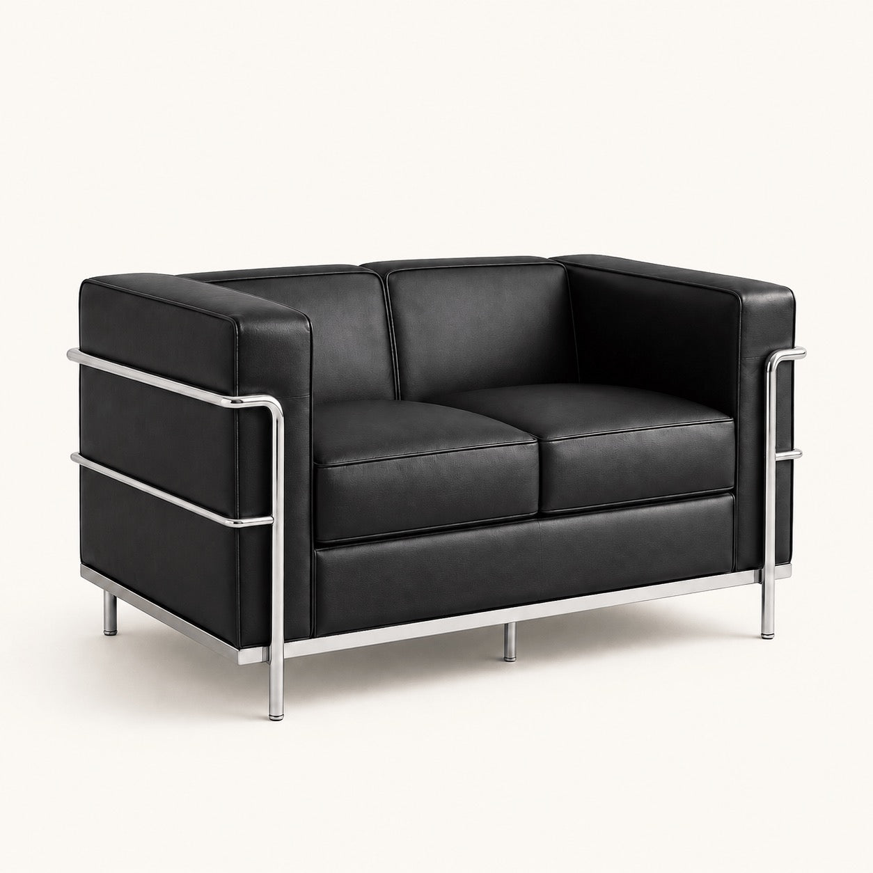 Le Corbusier LC2 Reproduction 2 Seater Sofa