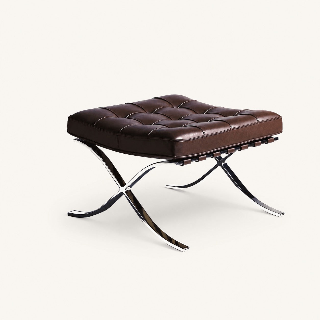 Ludwig Mies van der Rohe Barcelona Reproduction Stool