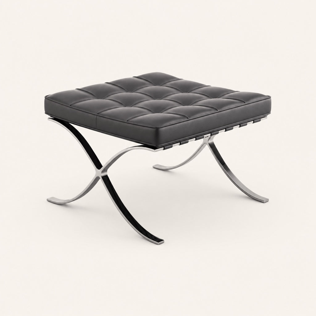 Ludwig Mies van der Rohe Barcelona Reproduction Stool