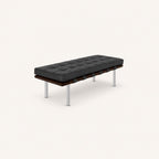 Mies van der Rohe Barcelona Reproduction 2 Seater Bench