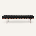 Mies van der Rohe Barcelona Reproduction 3 Seater Bench