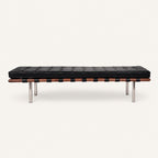Mies van der Rohe Barcelona Reproduction 3 Seater Bench