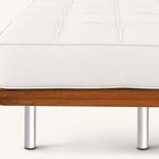 Mies van der Rohe Barcelona Reproduction 3 Seater Bench