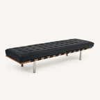 Mies van der Rohe Barcelona Reproduction 3 Seater Bench