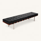 Mies van der Rohe Barcelona Reproduction 3 Seater Bench