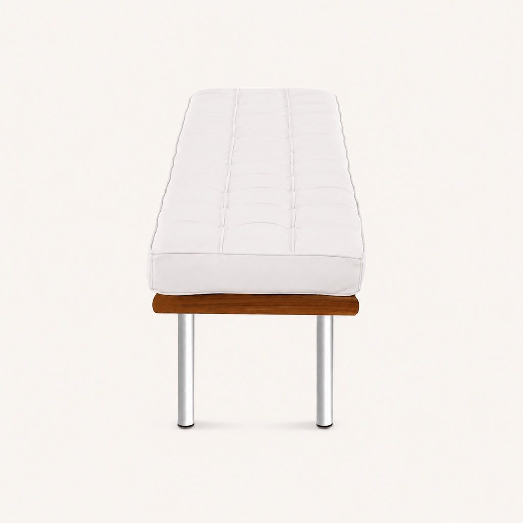 Mies van der Rohe Barcelona Reproduction 3 Seater Bench