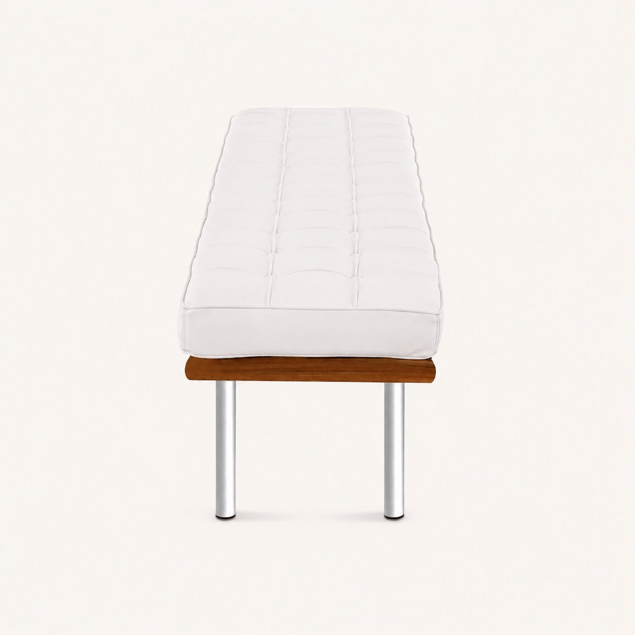 Mies van der Rohe Barcelona Reproduction 3 Seater Bench