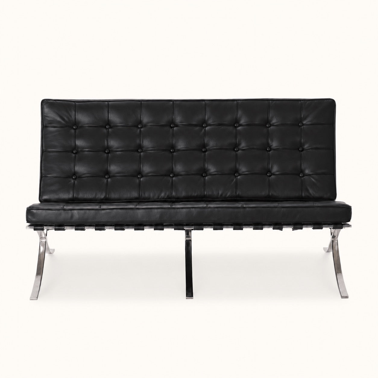 Mies van der Rohe Barcelona Reproduction 3 Seater Sofa