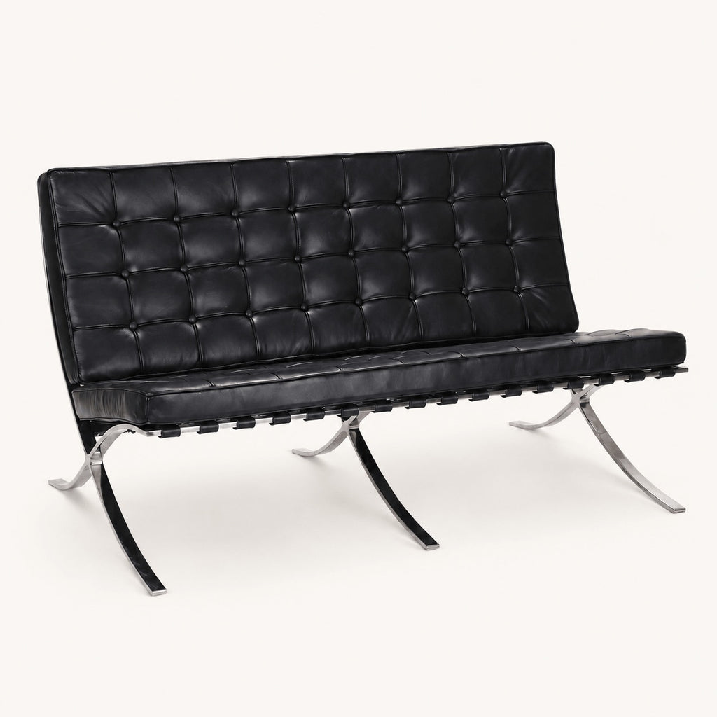 Mies van der Rohe Barcelona Reproduction 3 Seater Sofa