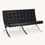 Mies van der Rohe Barcelona Reproduction 3 Seater Sofa