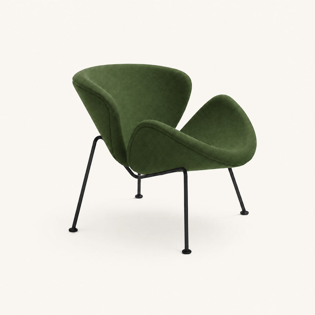 Pierre Paulin Orange Slice Reproduction Lounge Chair