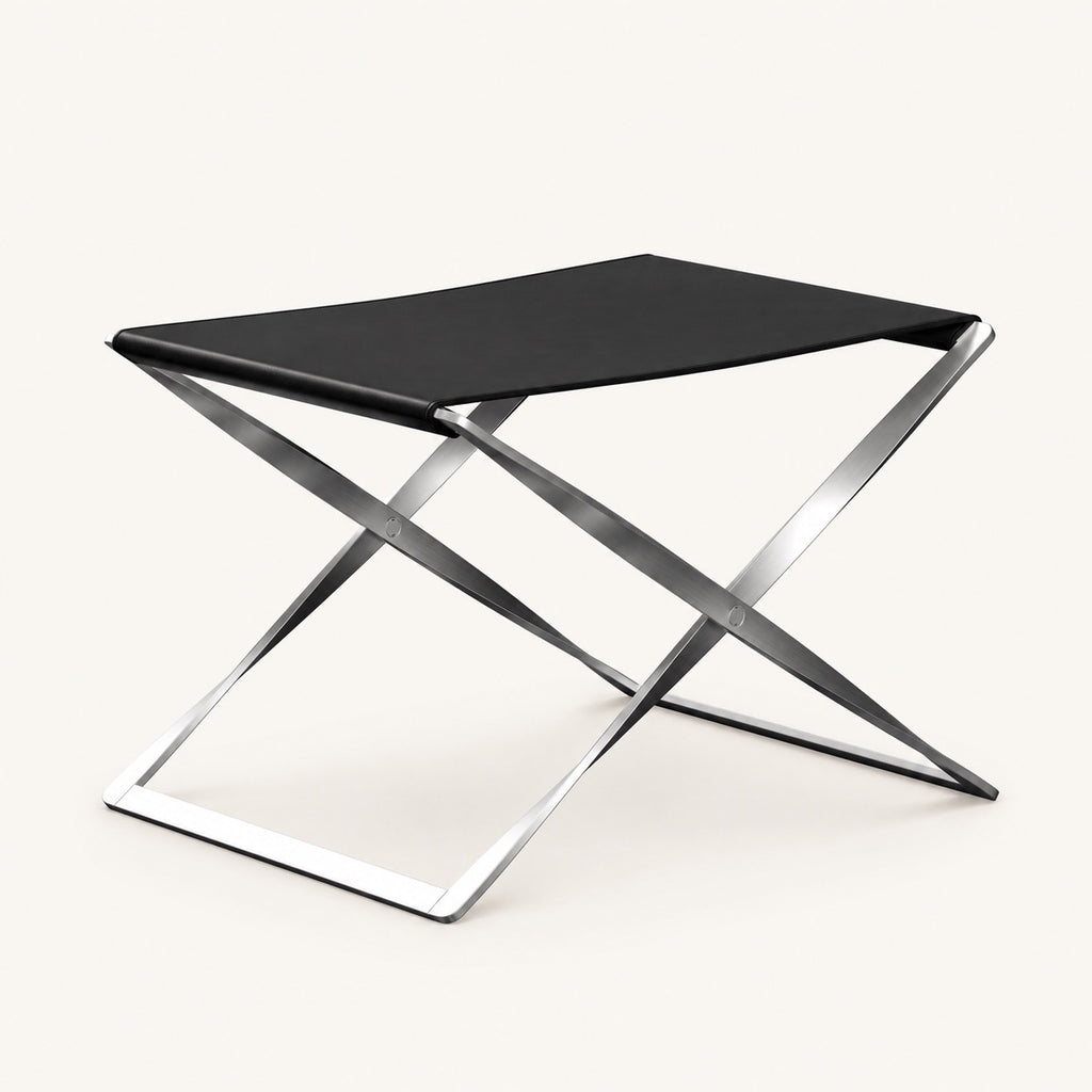 Poul Kjærholm PK91 Reproduction Folding Stool