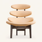 Poul M. Volther Corona Reproduction Lounge Chair - Wood Frame