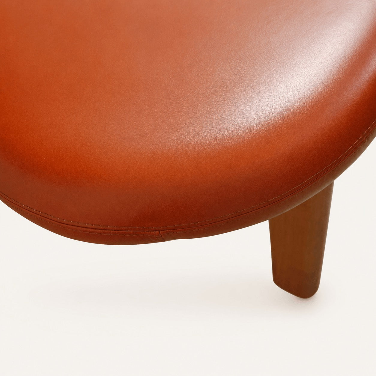 Poul M. Volther Corona Reproduction Lounge Chair - Wood Frame