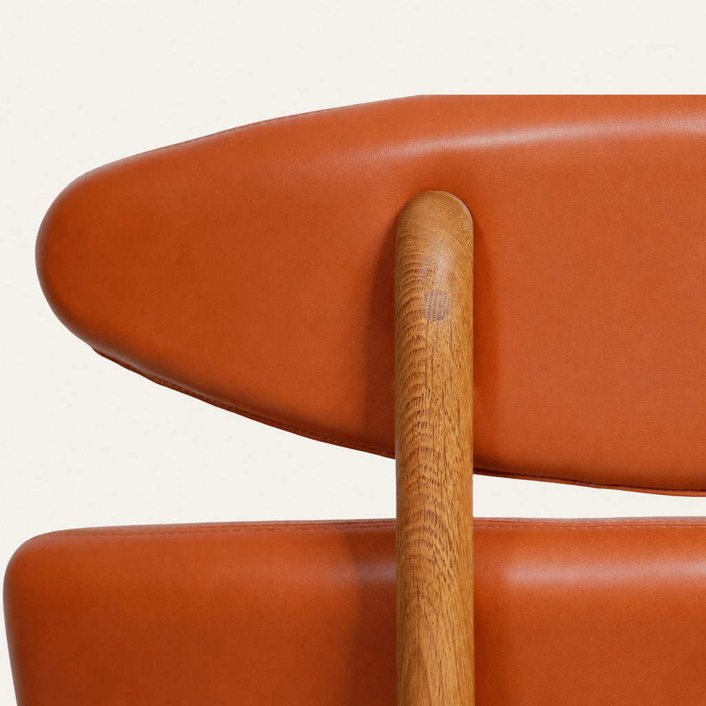 Poul M. Volther Corona Reproduction Lounge Chair - Wood Frame
